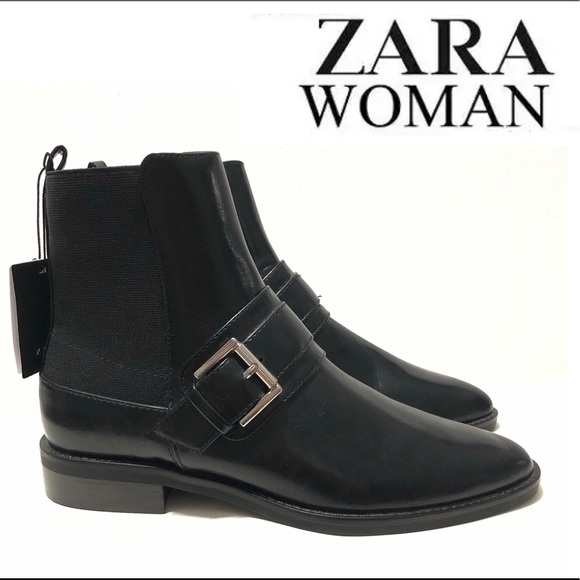 Zara Shoes - ZARA WOMEN BLACK BOOTS SIZE 7 1/2